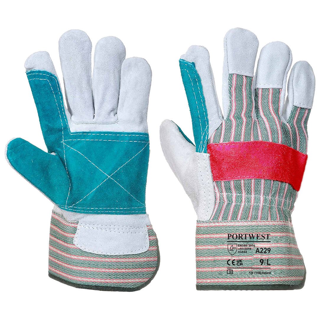 A229 - Classic Double Palm Rigger Glove