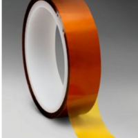 3M™ High-Temperature Polyimide Tape 7412P, Amber