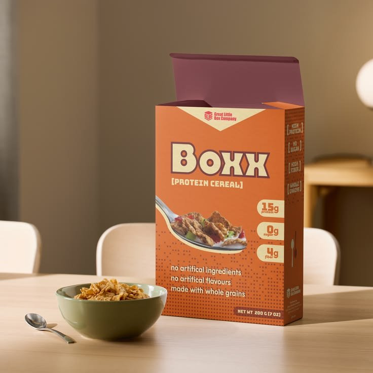Custom cereal boxes