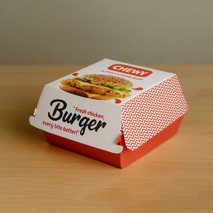 Custom burger boxes