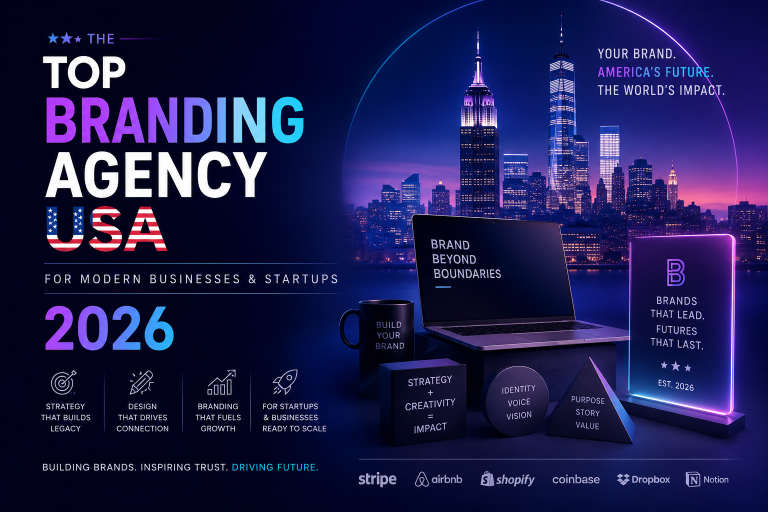 Top Branding Agency USA for Modern Businesses & Startups 2026