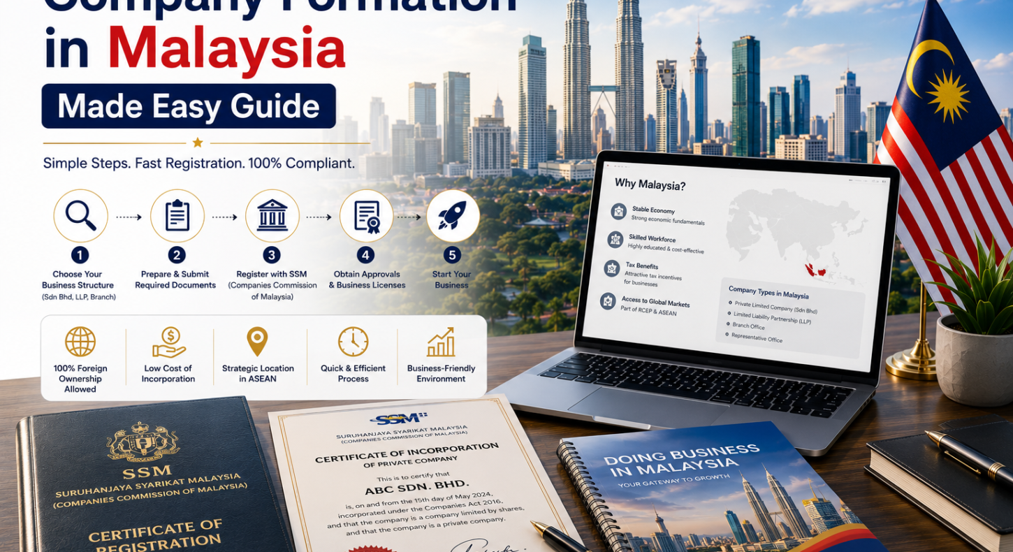 Company Formation in Malaysia Made Easy Guide