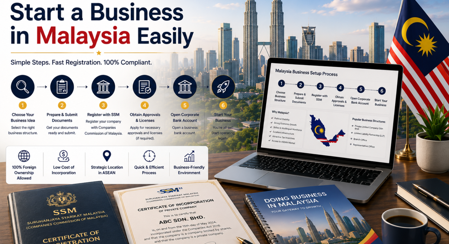 How to Start a Business in Malaysia Easily