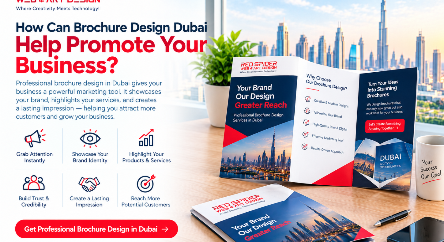 How Can Brochure Design Dubai Help Promote Your Business?