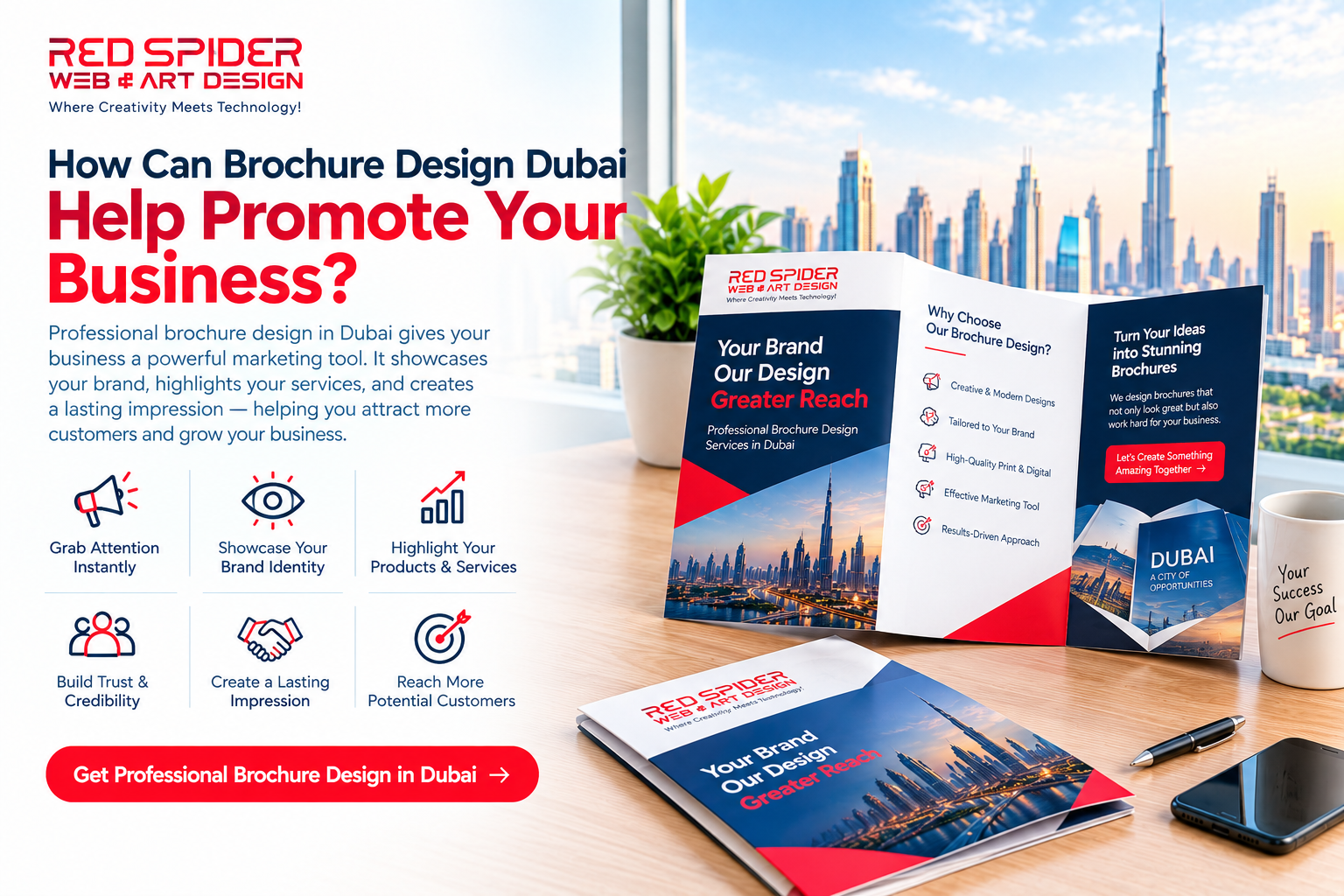 How Can Brochure Design Dubai Help Promote Your Business?